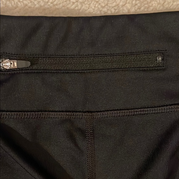 Fila Black and Purple Leggings with Geometric Accents - Picture 6 of 8